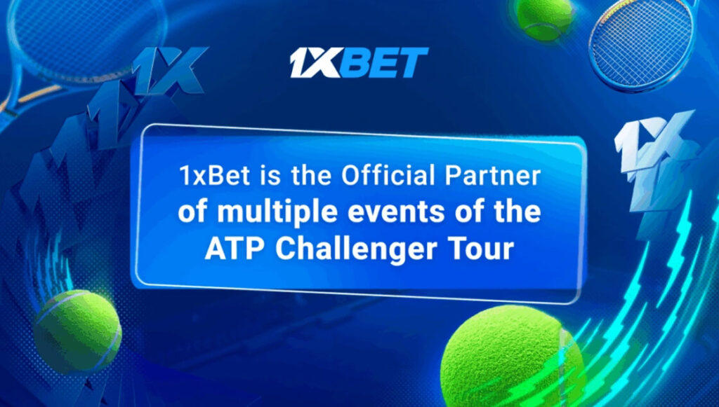 1xBet Becomes Official Betting Partner of ATP Challenger Tour